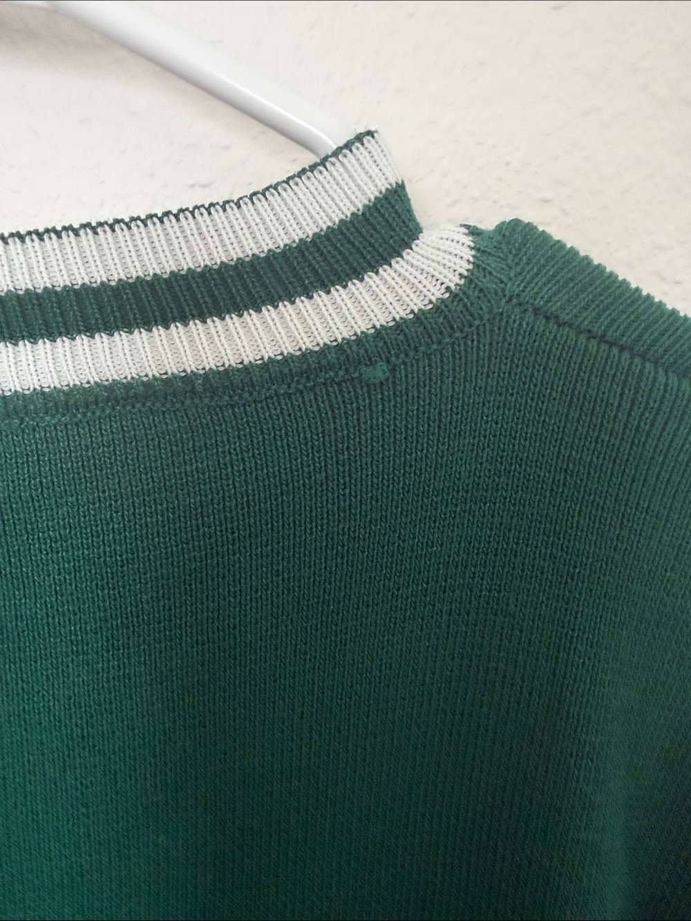 adidas Green Crewneck Sweater with Rhinestone Trefoil - Picture 9 of 9